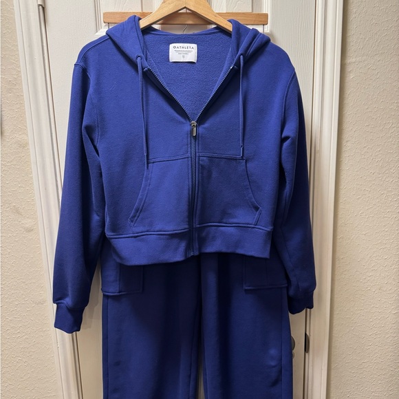 Athleta Other - Athleta Purple Zip-Up Hoodie (XS) and Capri Pants (Small)